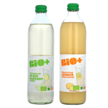 Bio+ gember of vlierbloesem siroop